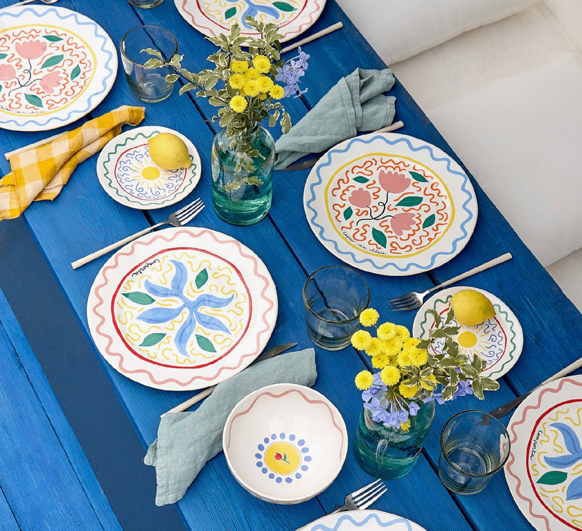 Costa Nova Summer Bliss Dinner Plate - Comporta