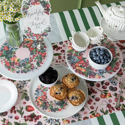 Hester & Cook Wild Berry Table Runner