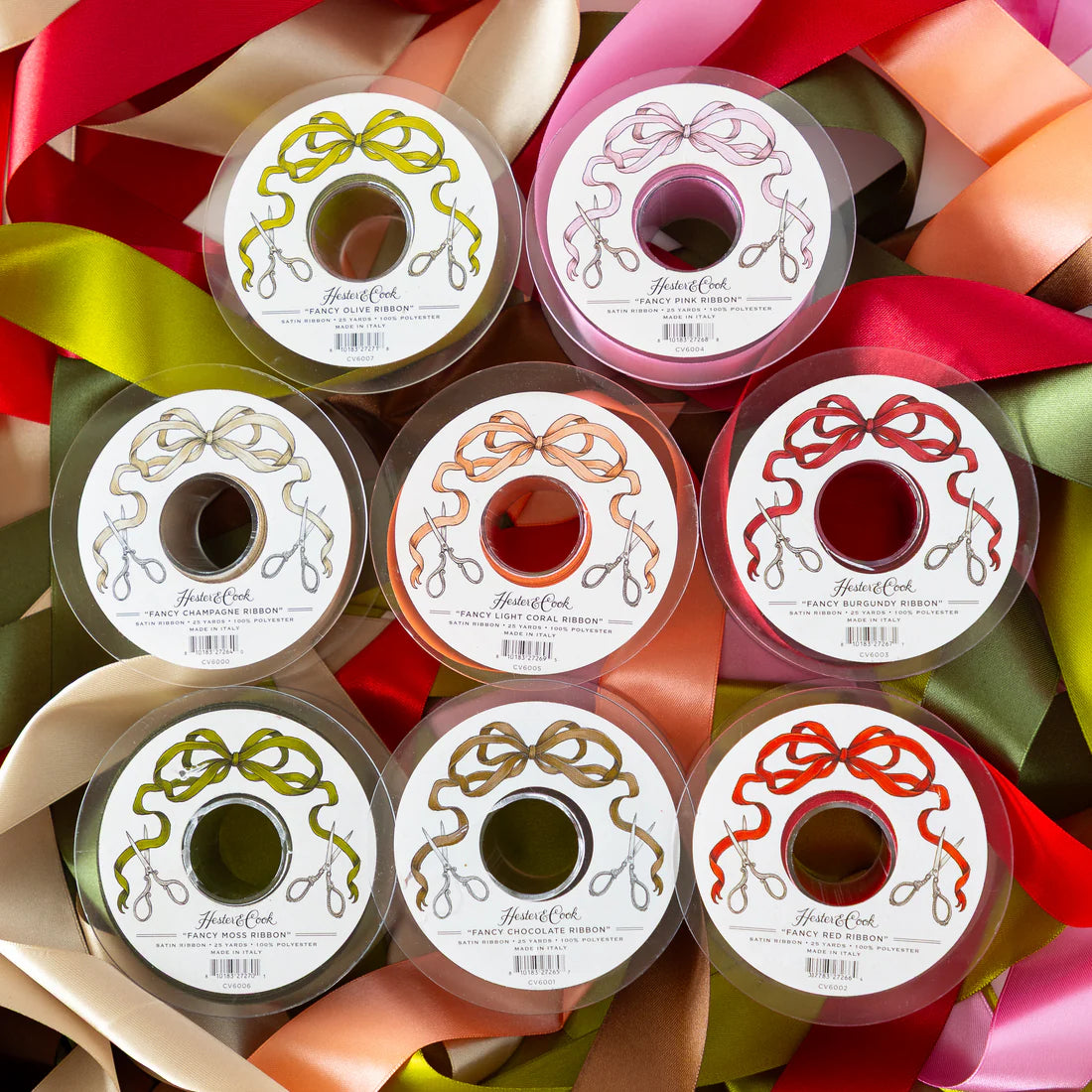 Hester & Cook Fancy Sage Ribbon