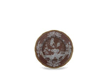 Ginori Oriente Italiano Flat Dessert Plate - Castagna