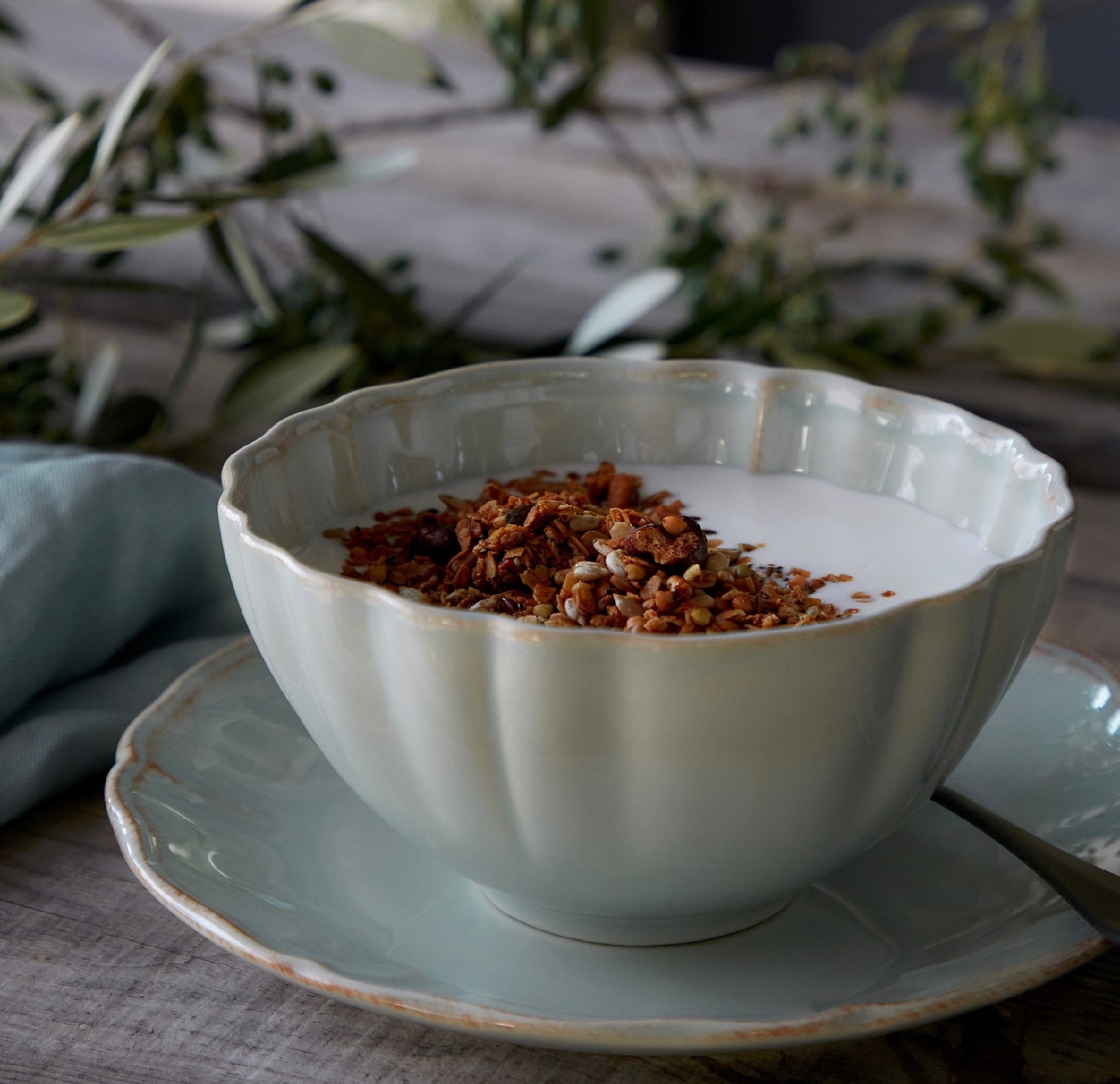 Costa Nova Alentejo Salad Plate - Turquoise