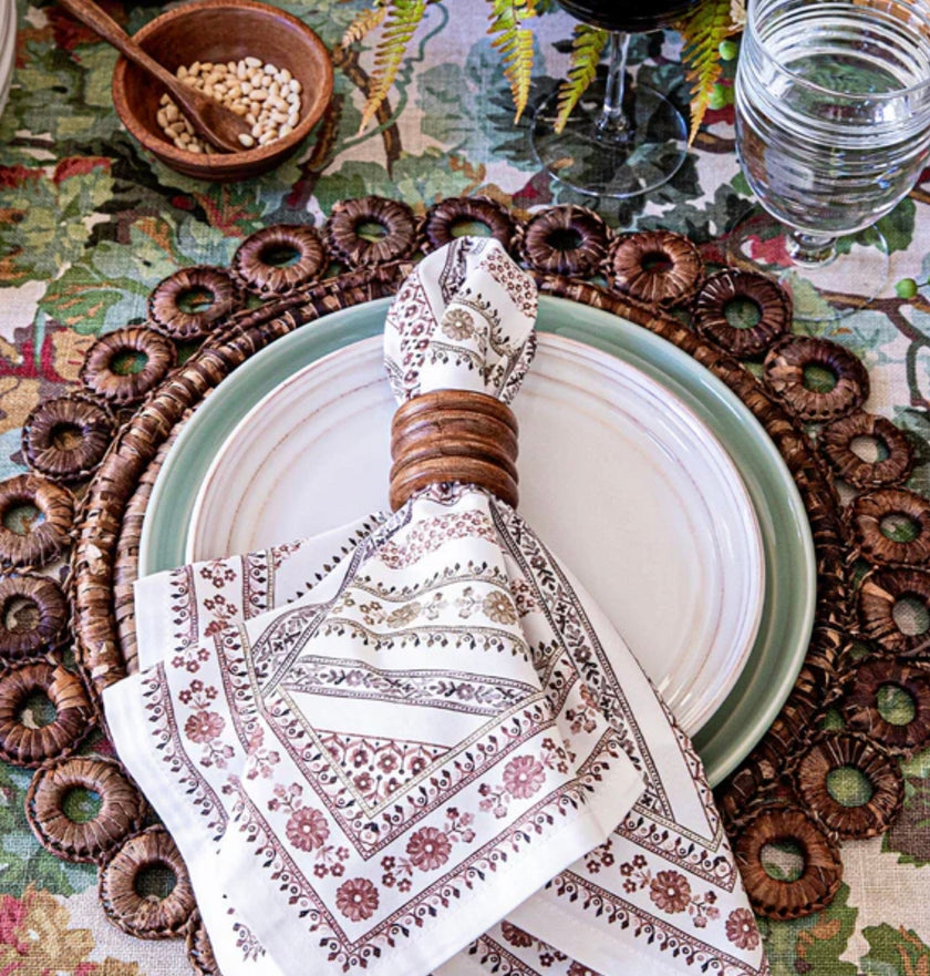 Juliska Villa Seville Stripe Napkin - Natural