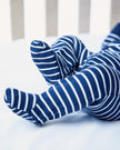 Petite Plume Baby Pima Romper - Navy Stripe
