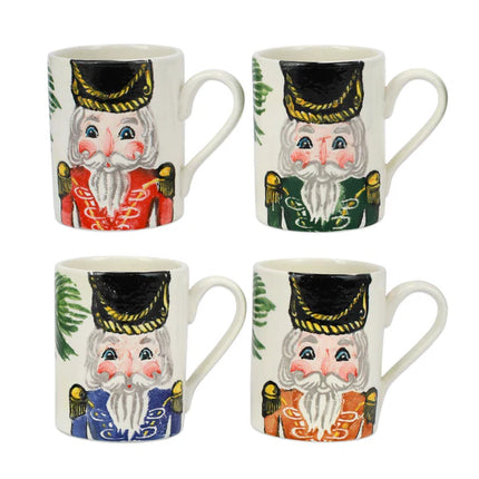 Vietri Nutcrackers Assorted Mug - S/4