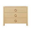 Worlds Away Getty Chest in Grass Cloth