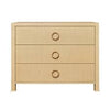 Worlds Away Getty Chest in Grass Cloth