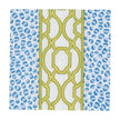 Caspari Blue/Green Knots & Spots Paper Cocktail Napkins