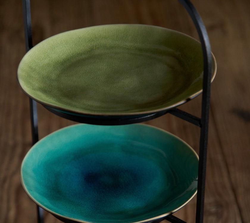 Costa Nova Riviera Salad Plate - Vert Frais