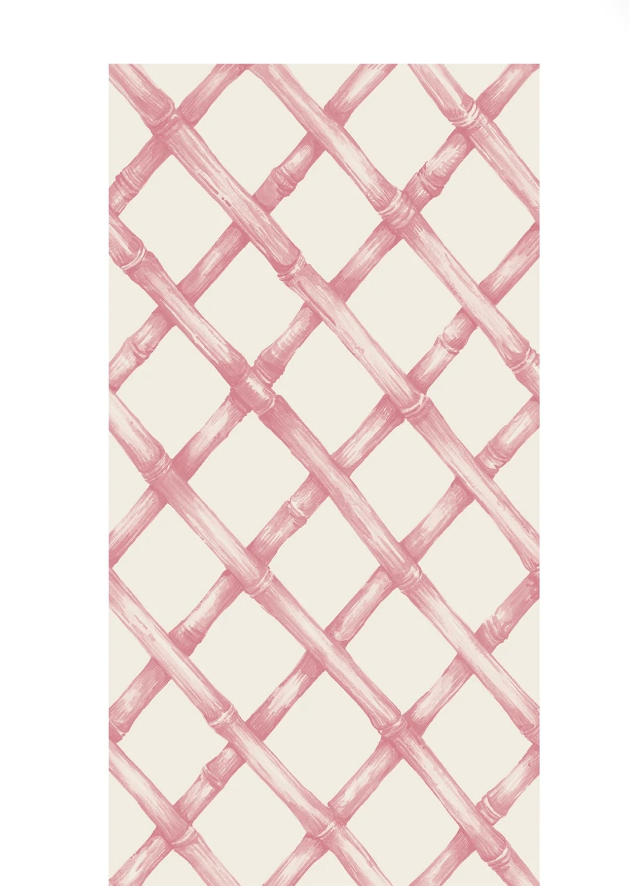 Hester & Cook Pink Lattice Paper Guest Napkins