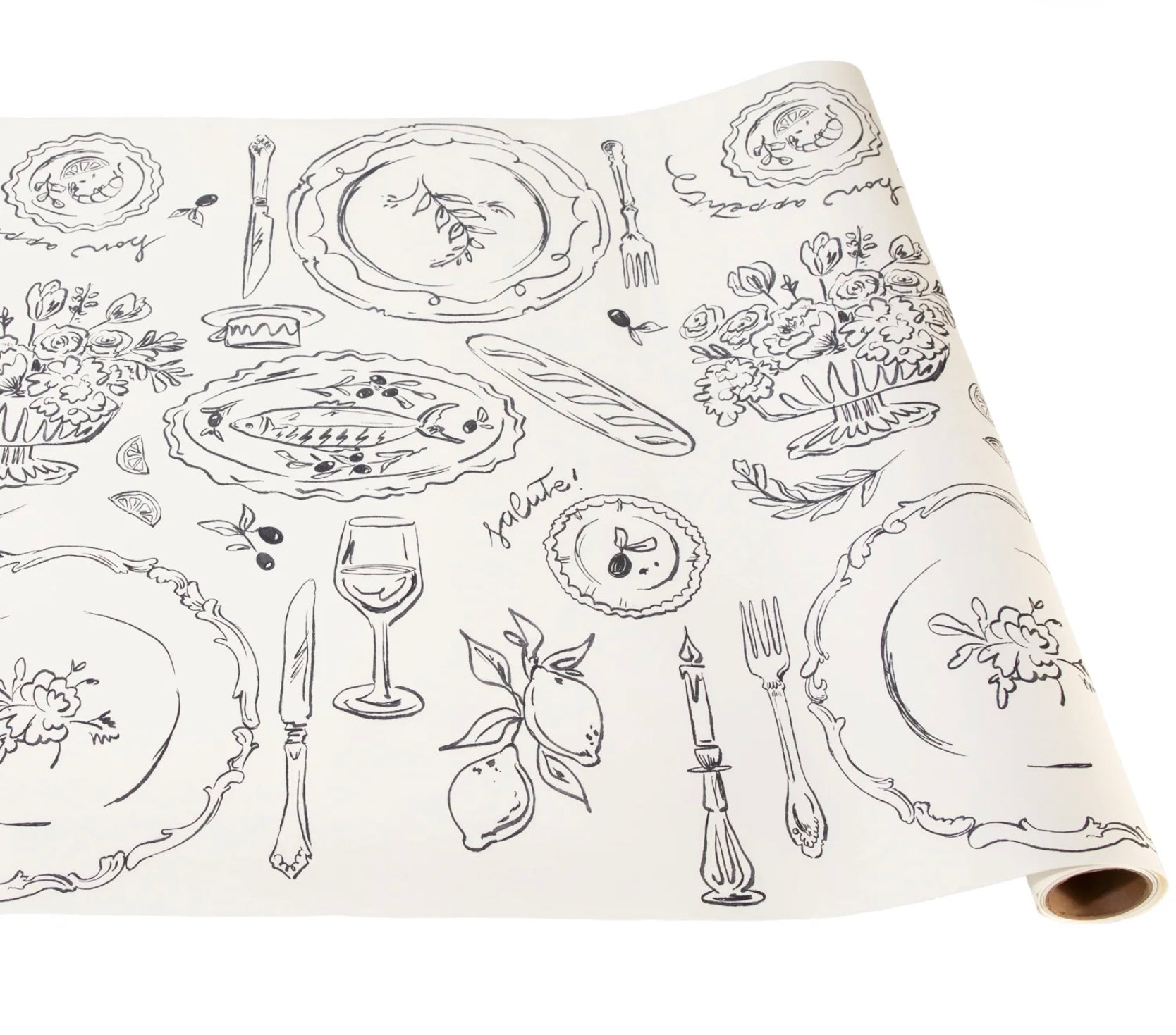 Hester & Cook Dinner Party Paper Stripe Runner