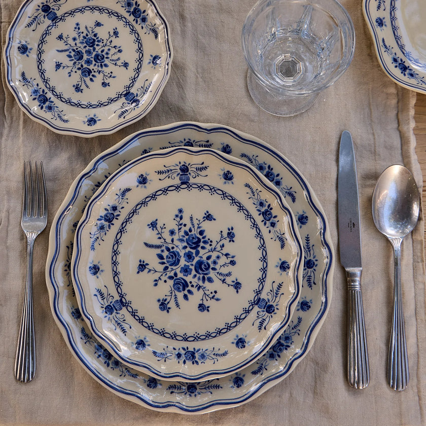 Costa Nova Vila Dinner Plate - Beige/Blue