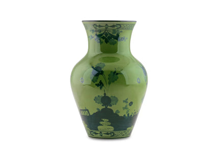 Ginori Oriente Italiano Ming Vase - Malachite