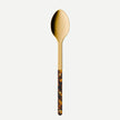 Sabre Bistrot Gold color Tortoise Serving spoon, Faux Tortoise