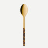 Sabre Bistrot Gold color Tortoise Serving spoon, Faux Tortoise