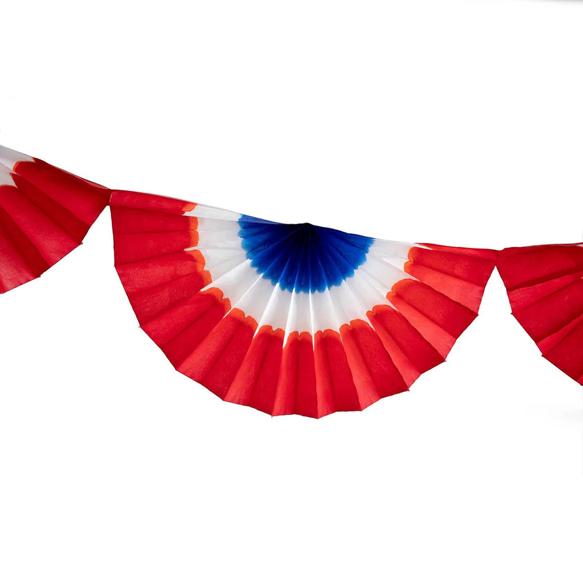 Hester & Cook Honeycomb Paper - Patriotic Bunting
