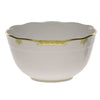 Herend Princess Victoria Round Bowl - Green