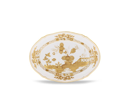 Ginori Oriente Italiano Oval Flat Platter - Aurum