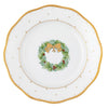 Herend Christmas Dessert Plate - Wreath