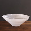 Beatriz Ball GLASS Alabaster Wave Extra Large Bowl (White)