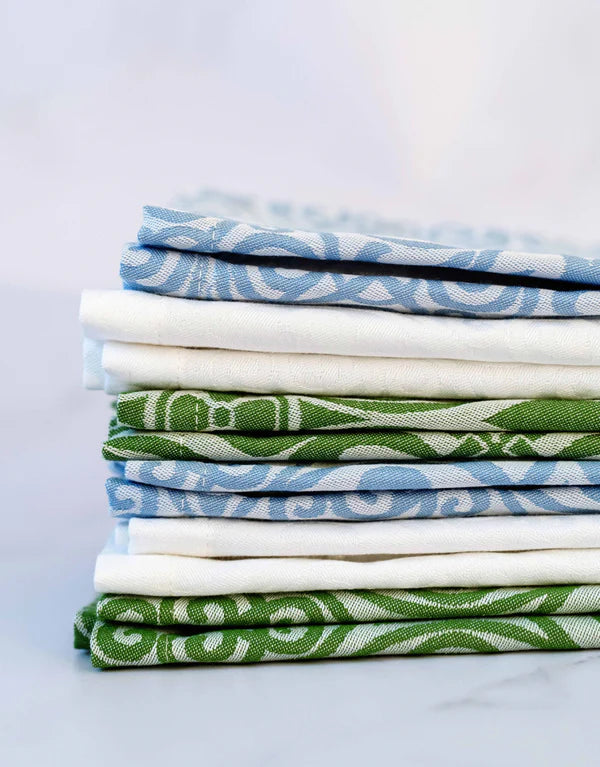 Vietri Damask Tablecloth - Green