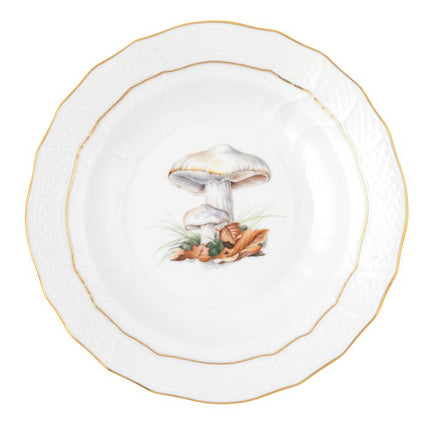 Herend Mushroom Luncheon Plate - Motif #11