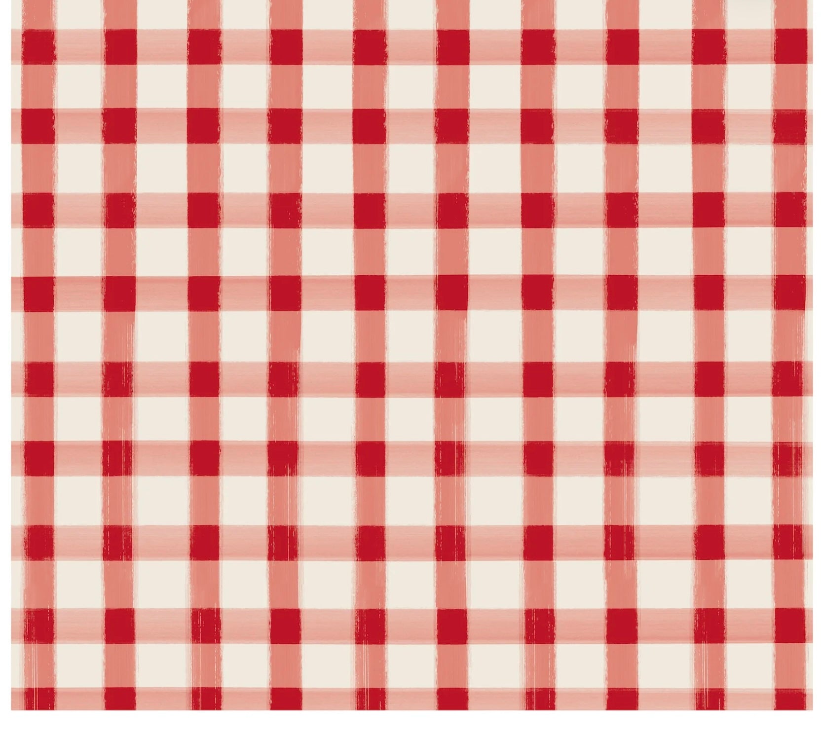 Hester & Cook Red Painted Paper Cocktail Napkins