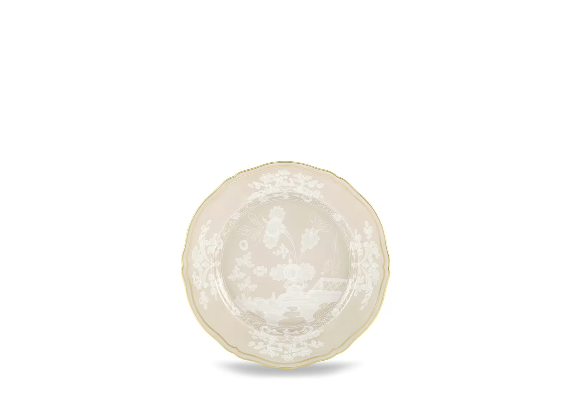 Ginori Oriente Italiano Flat Dessert Plate - Meringa