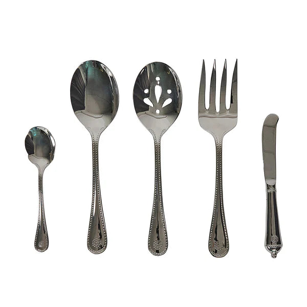 Juliska Berry & Thread Hostess Set/5 Piece- Polished Satin