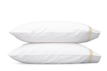 Matouk Lowell Pillow Case Pair - Dune