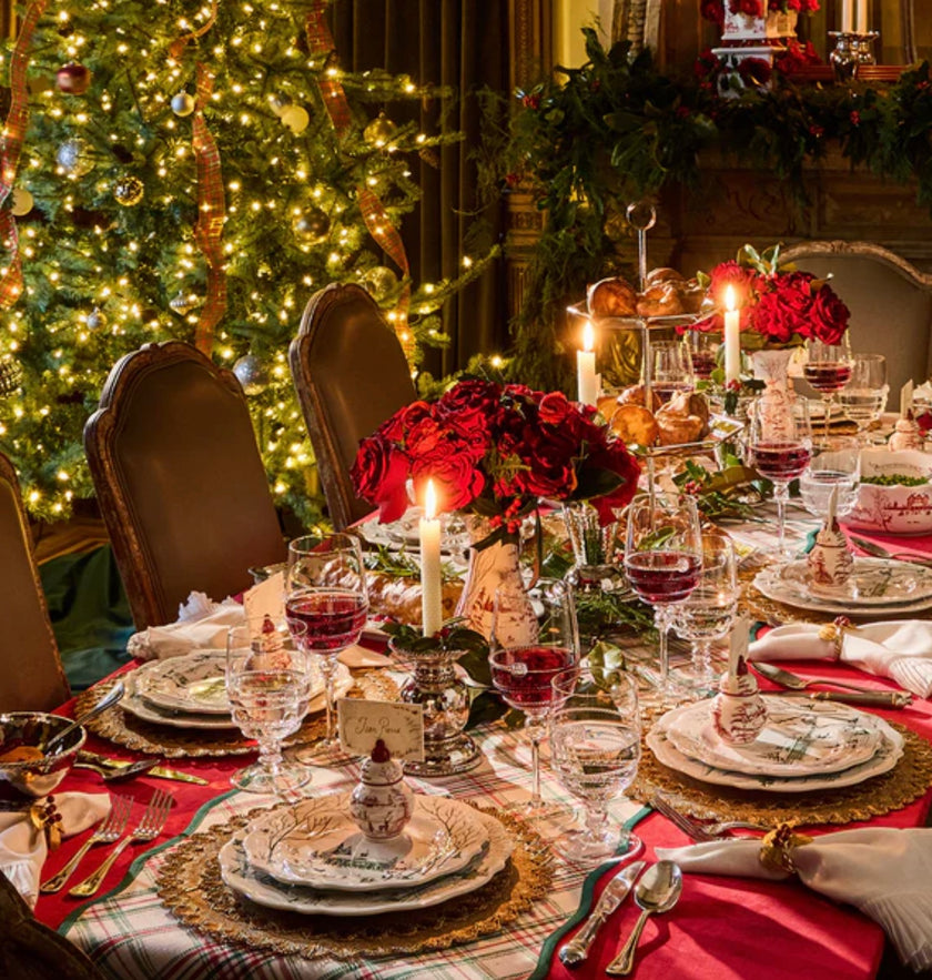 Juliska Country Estate Winter Frolic Dinner Plate - Evergreen