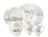 Juliska Berry & Thread North Pole 16pc Place Setting