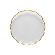 Casafina Francesca Gold Glass Rimmed Dinner Plate