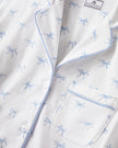 Petite Plume Women’s Long Pima Pajama Set - Something Blue Bows