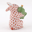 Herend Decorative Christmas Tree Bunny - Rust