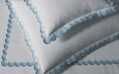 Matouk Stella Duvet Cover - Mocha