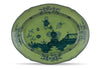 Ginori Oriente Italiano Oval Flat Platter - Malachite