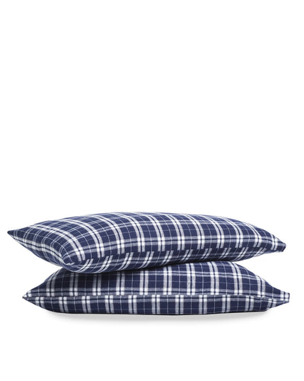 Petite Plume Flannel Pillow Cases - Oxford Tartan