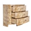 Worlds Away Henry Chest in Burl Wood