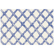 Hester & Cook Blue Lattice Paper Placemat