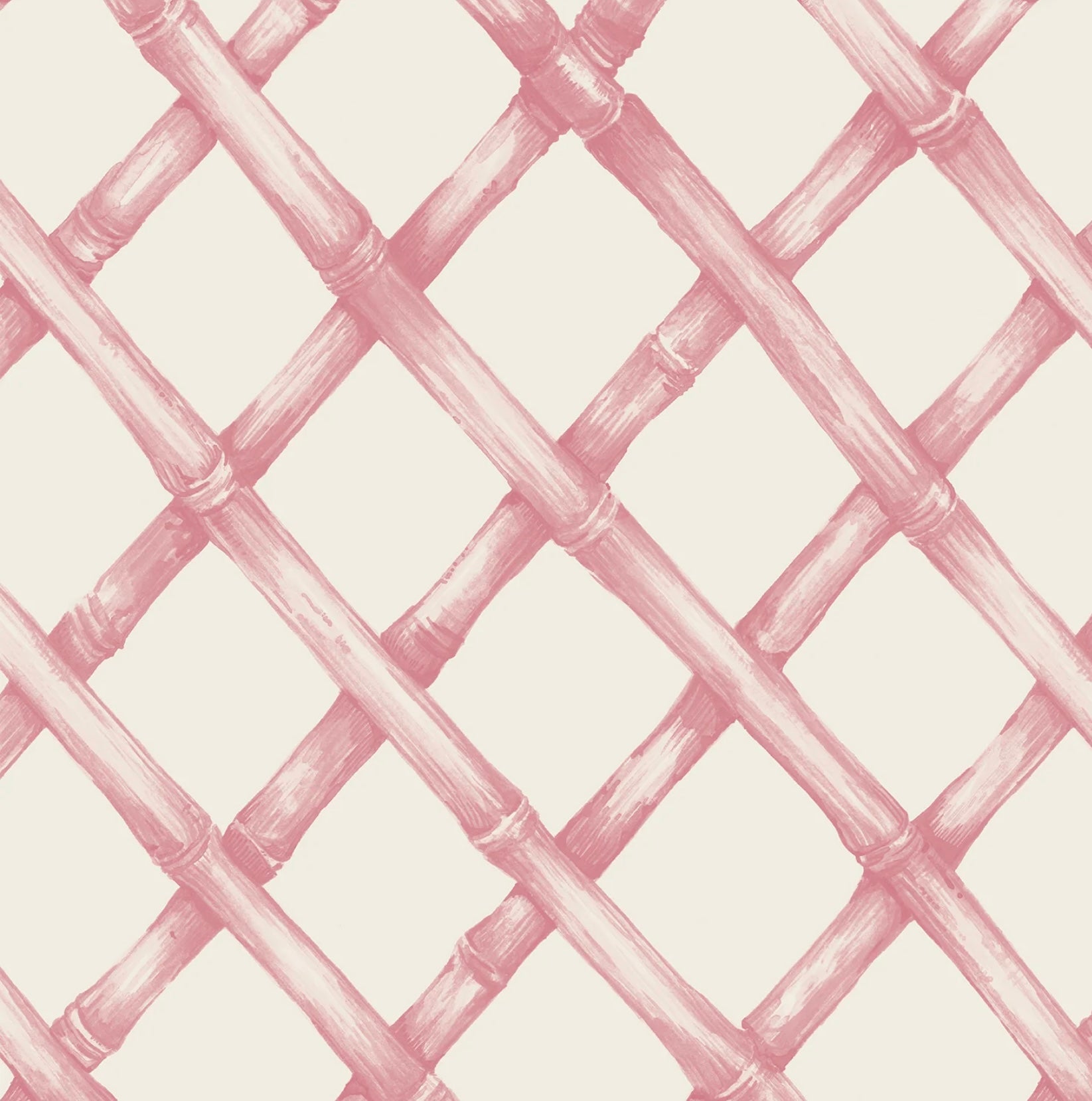 Hester & Cook Pink Lattice Cocktail Napkins