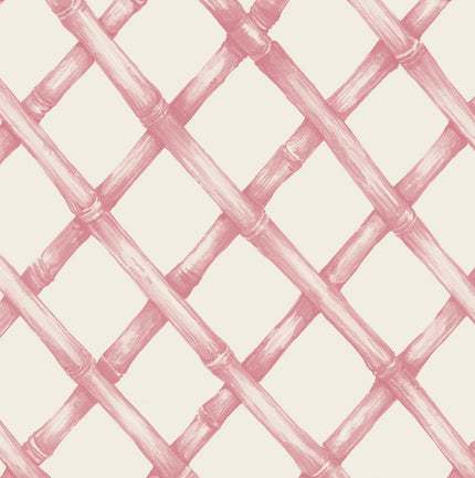 Hester & Cook Pink Lattice Cocktail Napkins