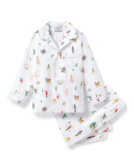 Petite Plume Children’s Twill Pajamas - 12 Days of Christmas