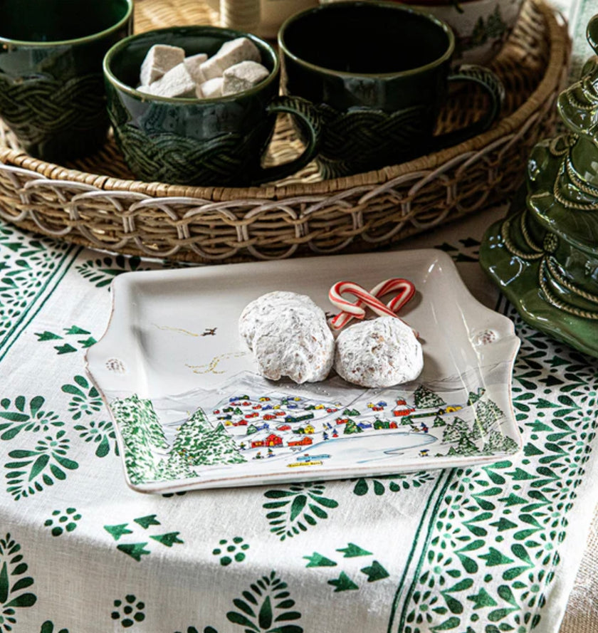 Juliska Berry & Thread North Pole 10” Cookie Tray