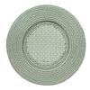 Caspari Rattan Charger - Green