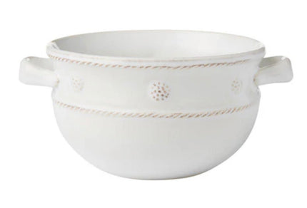 Juliska Berry & Thread Handled Soup Bowl - Whitewash
