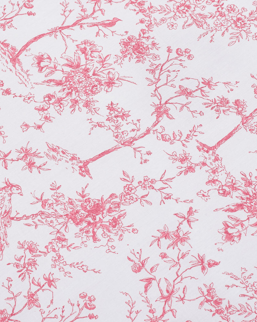 Petite Plume Pillow Cases - Pink Toile