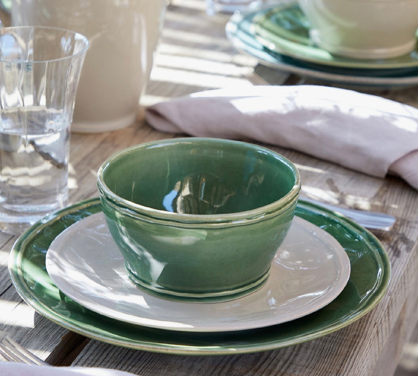 Casafina Fontana Soup/Cereal Bowl - Forest Green