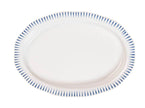 Juliska Sitio Stripe 17” Serving Platter- Delft Blue