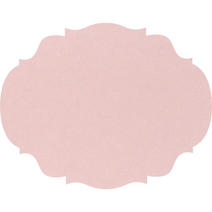 Hester & Cook Die-Cut French Frame Placemat - Pink