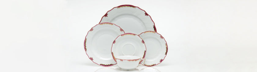 Herend Princess Victoria Dinner Plate - Pink